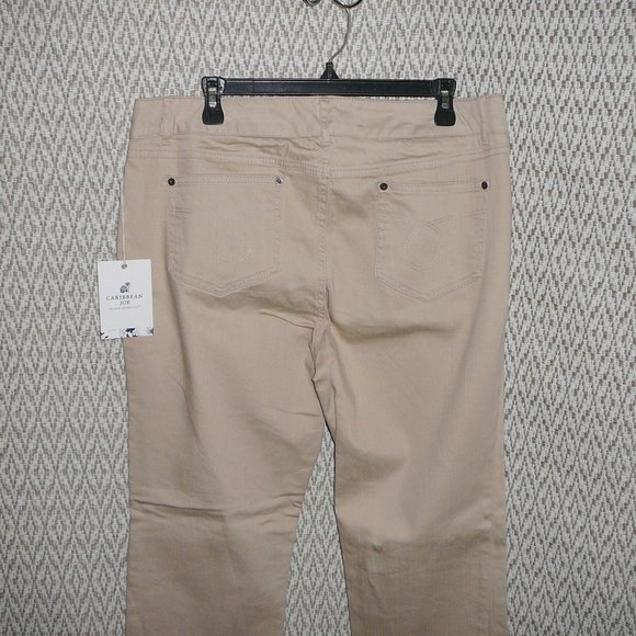Caribbean Joe Casual Pants Jeans 14 NWT - Picture 6 of 9